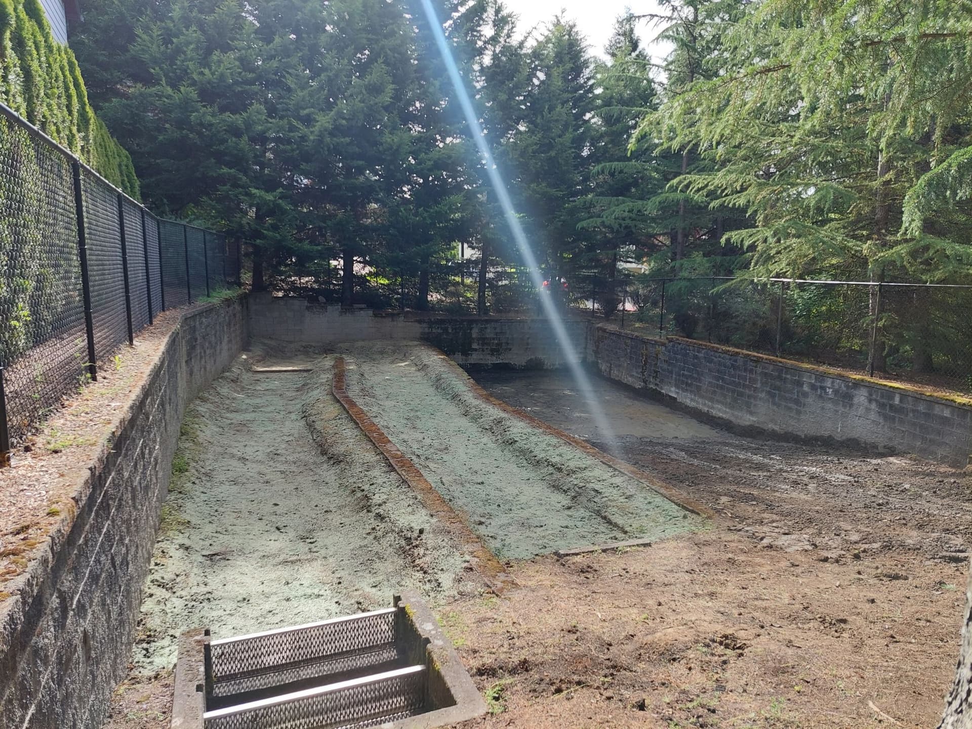 Completed stormwater management system