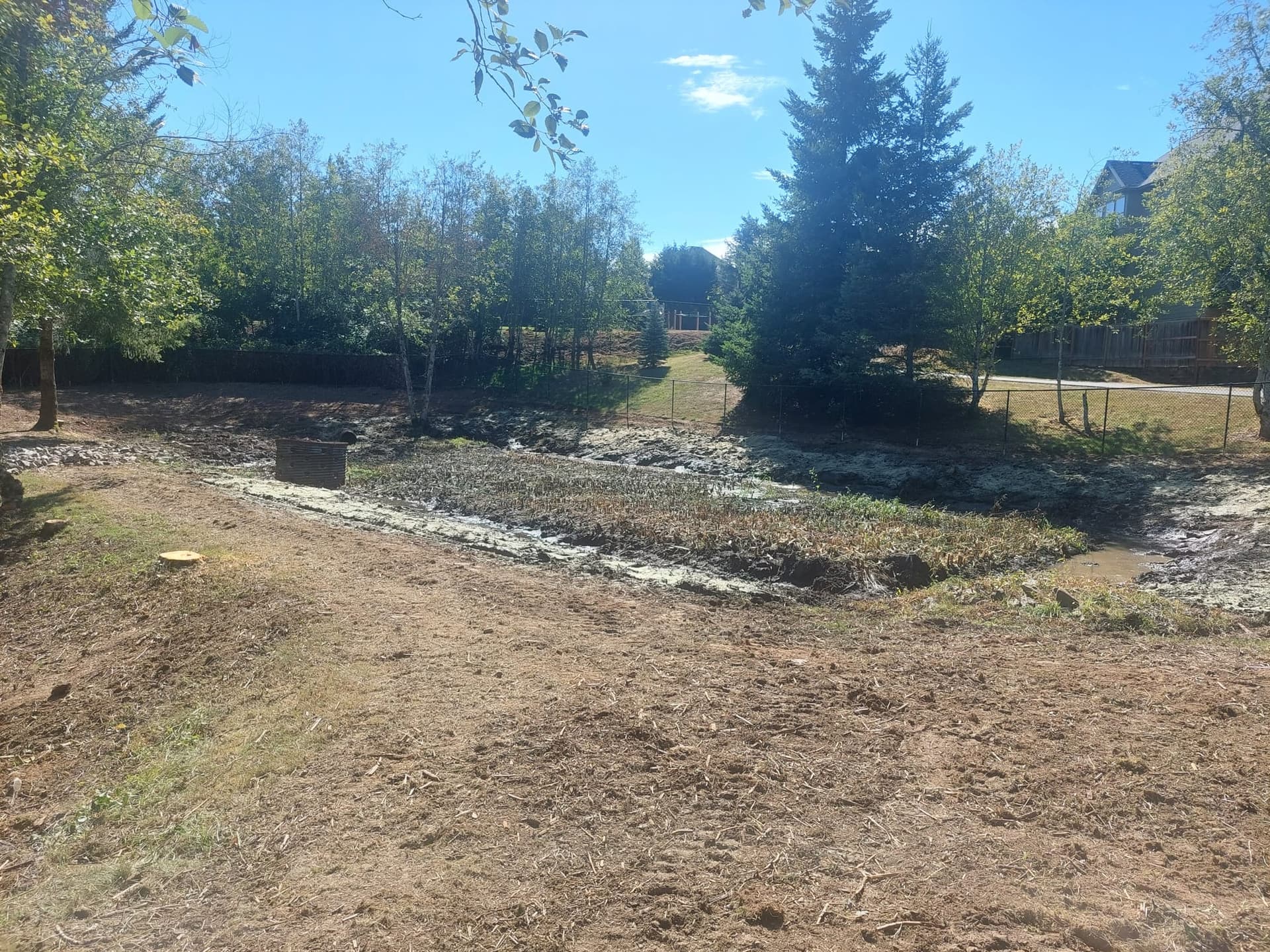 Water management infrastructure installation