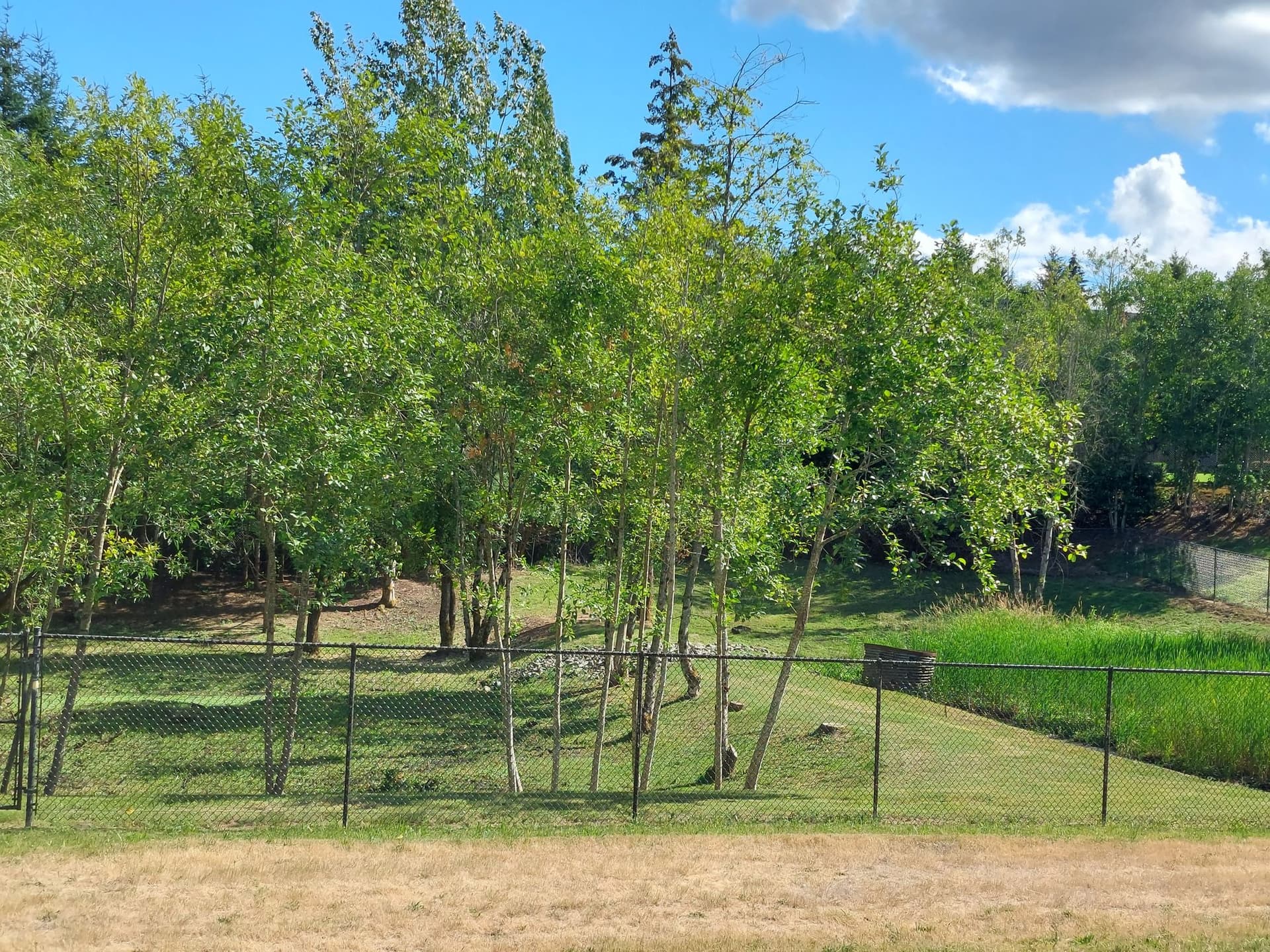 Completed drainage infrastructure