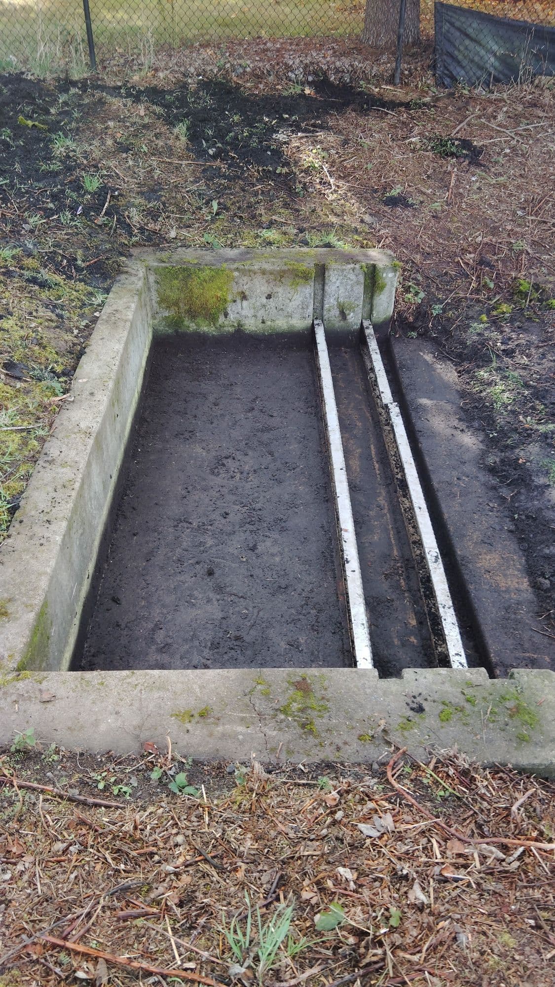 Close-up of debris collected from trash rack
